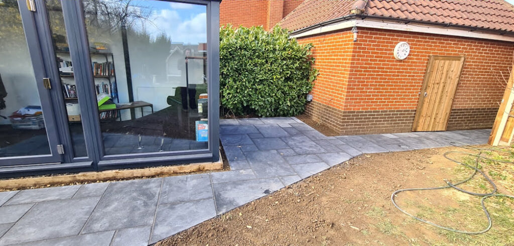 Naturally Beautiful Limestone Patio