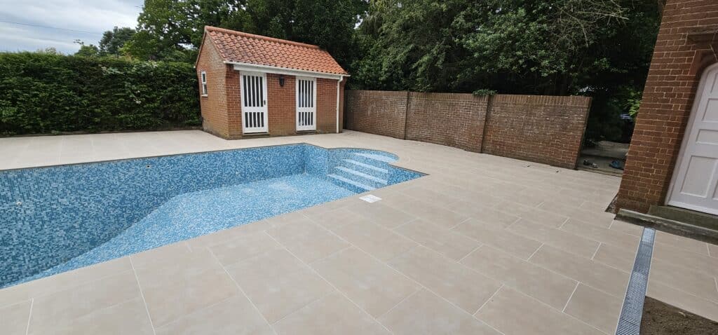 Swimming Pool Paving & Landscaping | Norwich