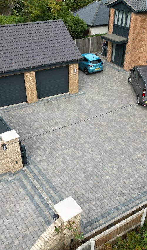 large block paving project in Norwich